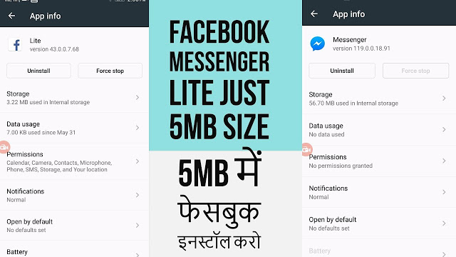 Facebook Messenger Lite APK Latest Android App 2017 (Just 5MB Size)