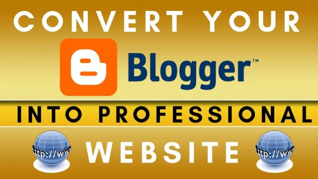 Convert Your Blogger into Professional Website🔥Free SEO Friendly Template with Customization