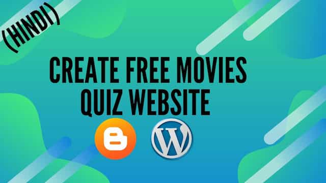 Create Free Online Movie Quiz Website