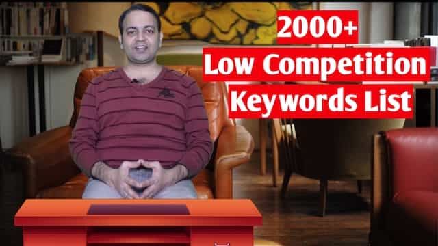 2000+ Micro niche blog low competition keywords list