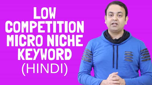 Low competition high traffic micro niche keywords
