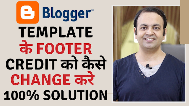 How To Remove Blogger Template Footer Credit