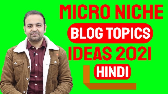 Micro Niche Blog Topics Ideas 2021