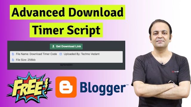 Advanced Download Timer Script For Blogger