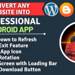 How to Convert any Website into Professional Android App Free Using Android Studio with Source Code