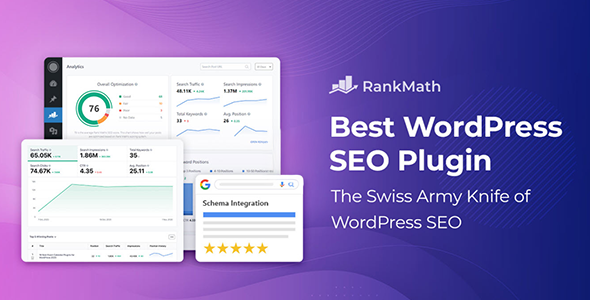 Rank Math SEO Pro (Automatic Update* for 2 Years)